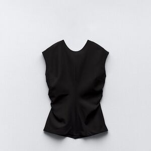 Zara Black Women's Sleeveless Top